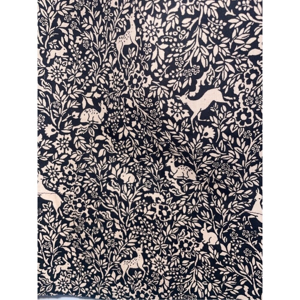 Doen Marabella Dress in Black Prancing Fawn Floral - Picture 9 of 9